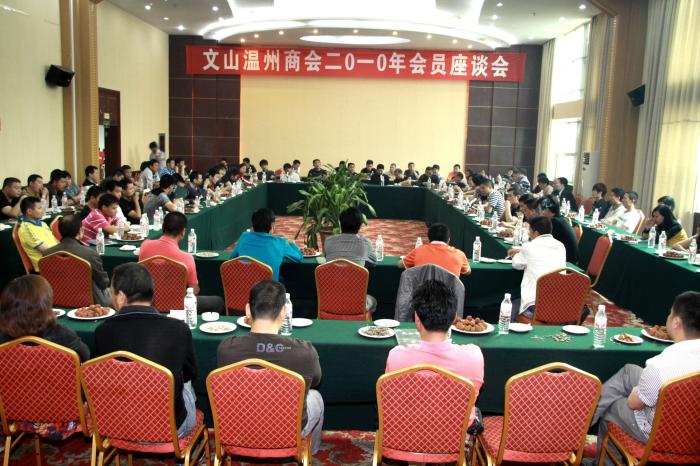 文山温州商会2010座谈会